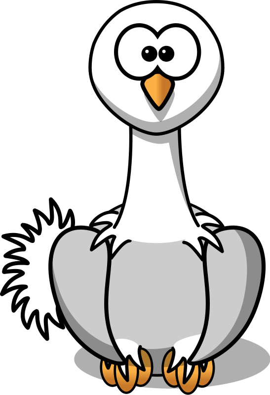547x800 Free To Use Amp Public Domain Ostrich Clip Art