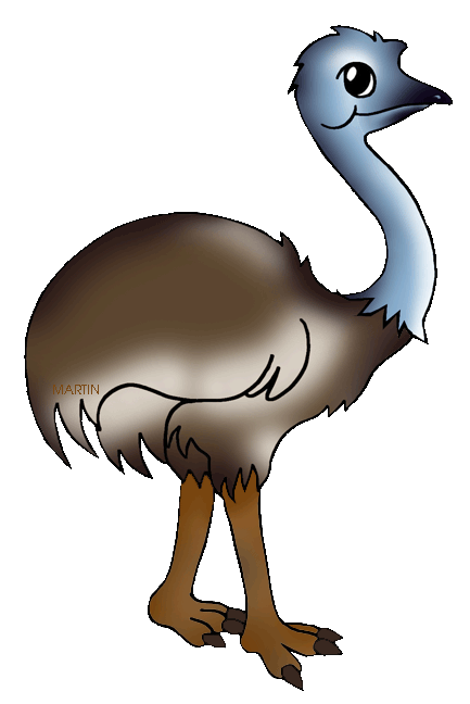 433x648 Emu Clipart Ostrich