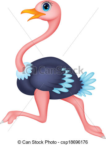 343x470 Top 92 Ostrich Clipart