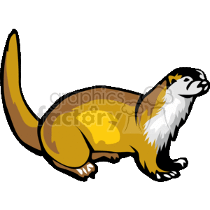 300x300 Royalty Free Otter 133558 Vector Clip Art Image