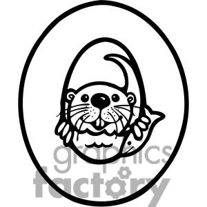 300x300 Otter Swimming