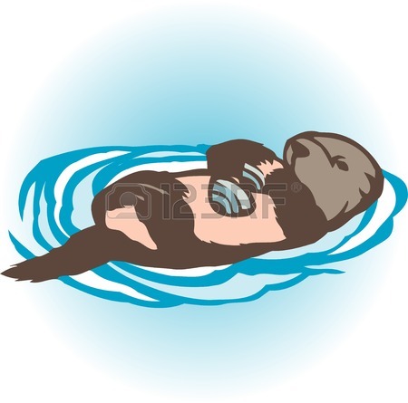 450x445 Otter Clip Art