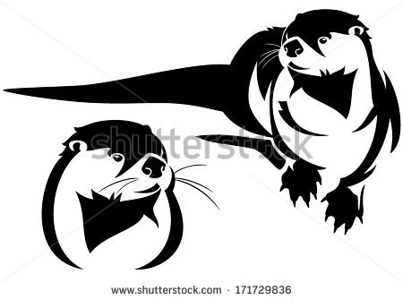 450x335 Black And White Sea Otter Pictures Group