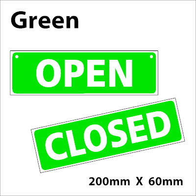 400x400 Open Closed Hanging Sign Amazon.co.uk Office Products