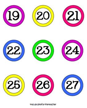 282x350 Here's A Set Of Number Cards From 1 100. Also Includes Classroom
