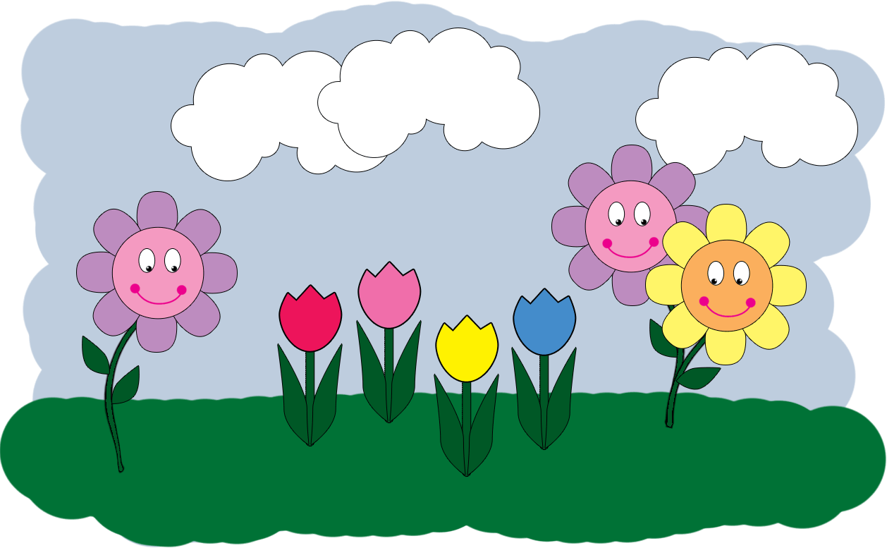 1258x777 Outside Clipart Spring Scene