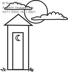 284x300 Outside Clipart Outhouse