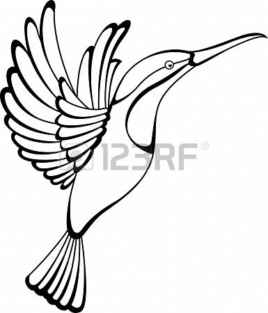 385x450 39 Best Hummingbird Outline Tattoo Images Cool