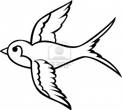 400x360 55 Best Bird Outline Tattoo Images Blurb Book