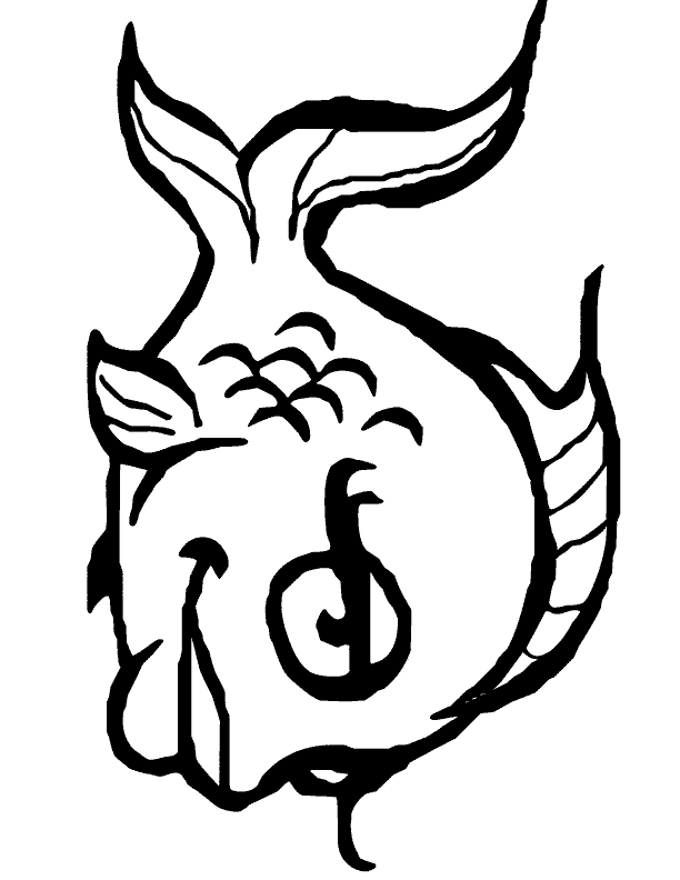 612x792 Fish Outline Printable Many Interesting Cliparts