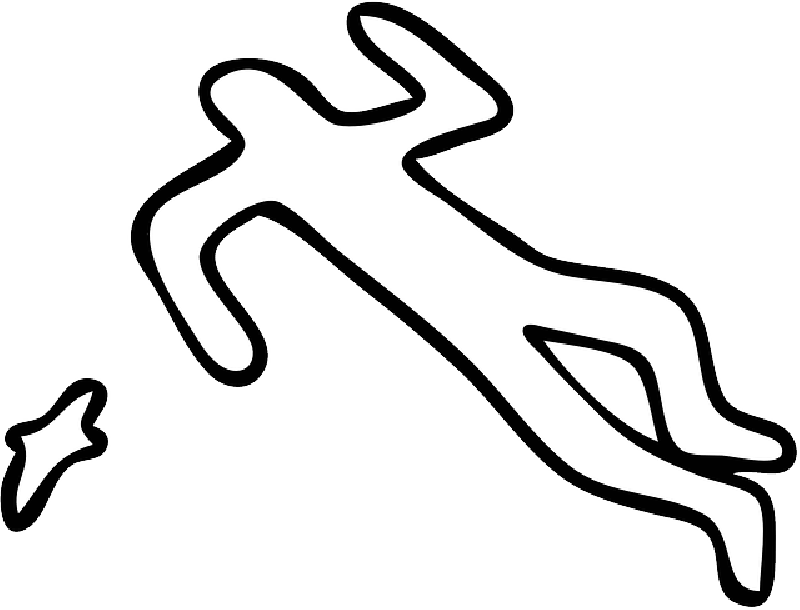 800x610 Dead, Mark, Outline, Silhouette, Scene, Cartoon, Body