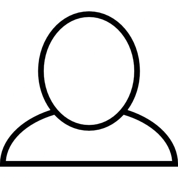 626x626 Human Upper Body Outline Icons Free Download