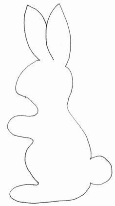 236x421 Easter Bunny Face Pattern. Use The Printable Outline For Crafts
