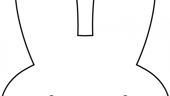 585x329 Rabbit Printables Of Bunny Face Outline We Are All Magical Bunny