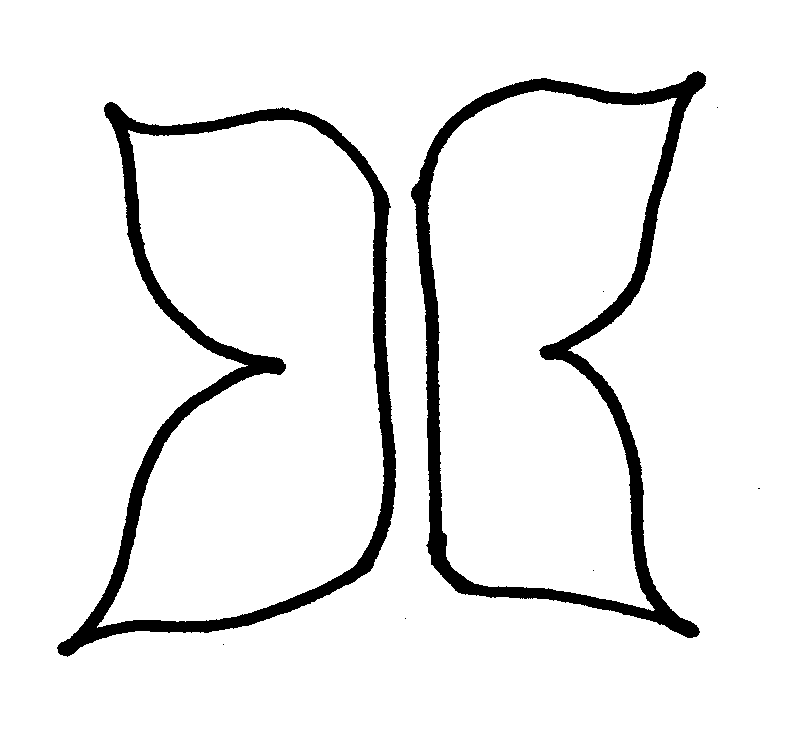 790x752 Butterfly Outline 1