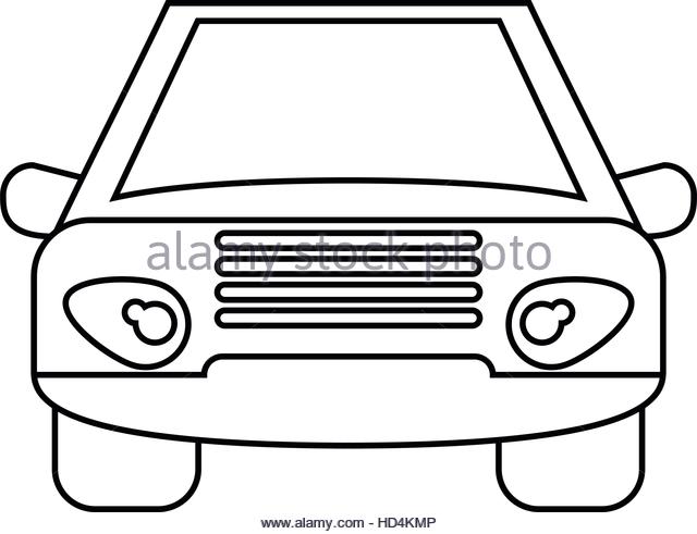 640x491 Car Outline Black And White Stock Photos Amp Images
