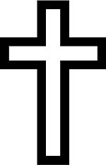 Outline Of A Cross | Free download on ClipArtMag