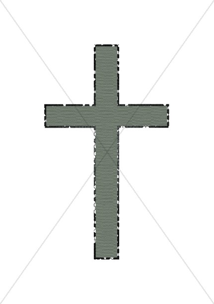 431x612 Green Cross With Outline Cross Clipart