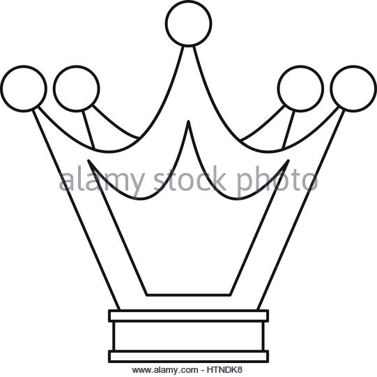 541x540 Princess Crown Icon Outline Illustration Stock Photos Amp Princess