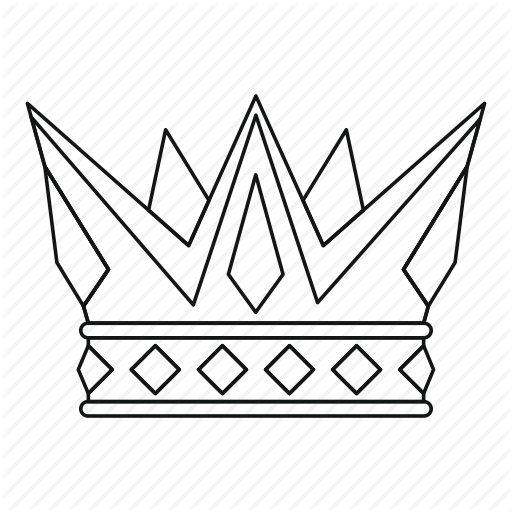 512x512 Crown, King, Leader, Line, Outline, Queen, Thin Icon Icon Search