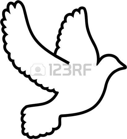 411x450 Dove Swarm Doves Flying Royalty Free Cliparts, Vectors, And Stock