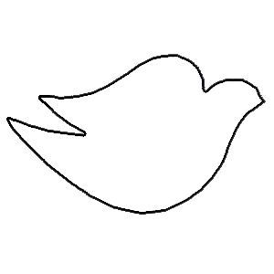 300x300 Cool Stencils To Cut Out Dove Of Peace, Christmas Dove, White