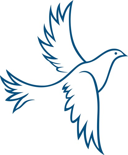 414x500 Best Dove Outline