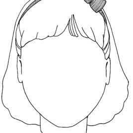 268x268 Coloring Page Face Outline Kids Drawing And Coloring Pages