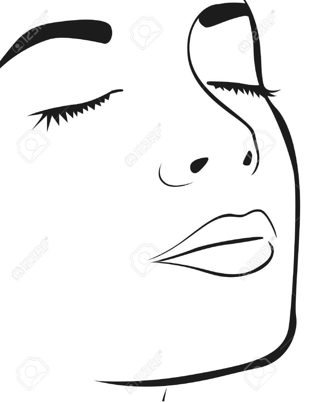 1040x1300 Images Woman Outline Face