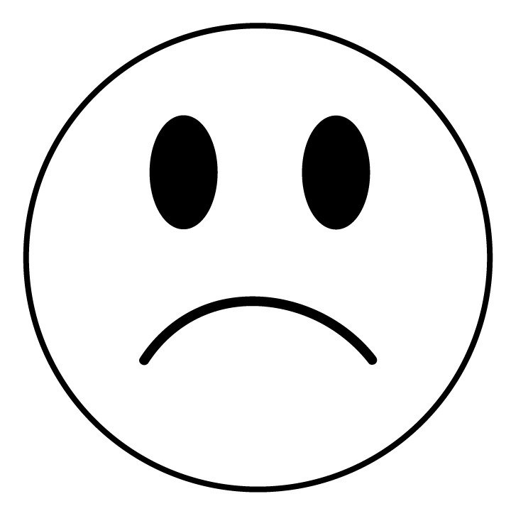 720x720 Sad Clipart Face Outline