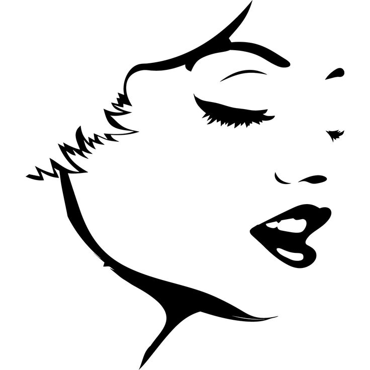 736x736 Best Silhouette Face Ideas Modern Art, Woman