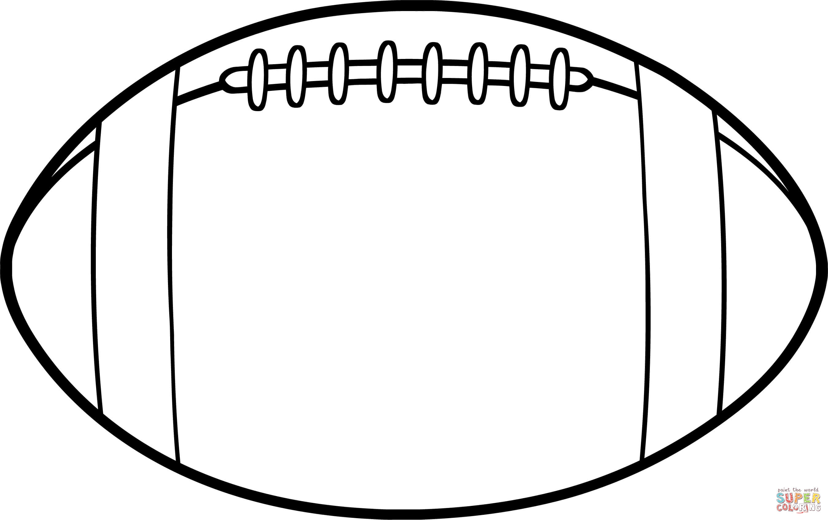2696x1694 Football Outline Clipart