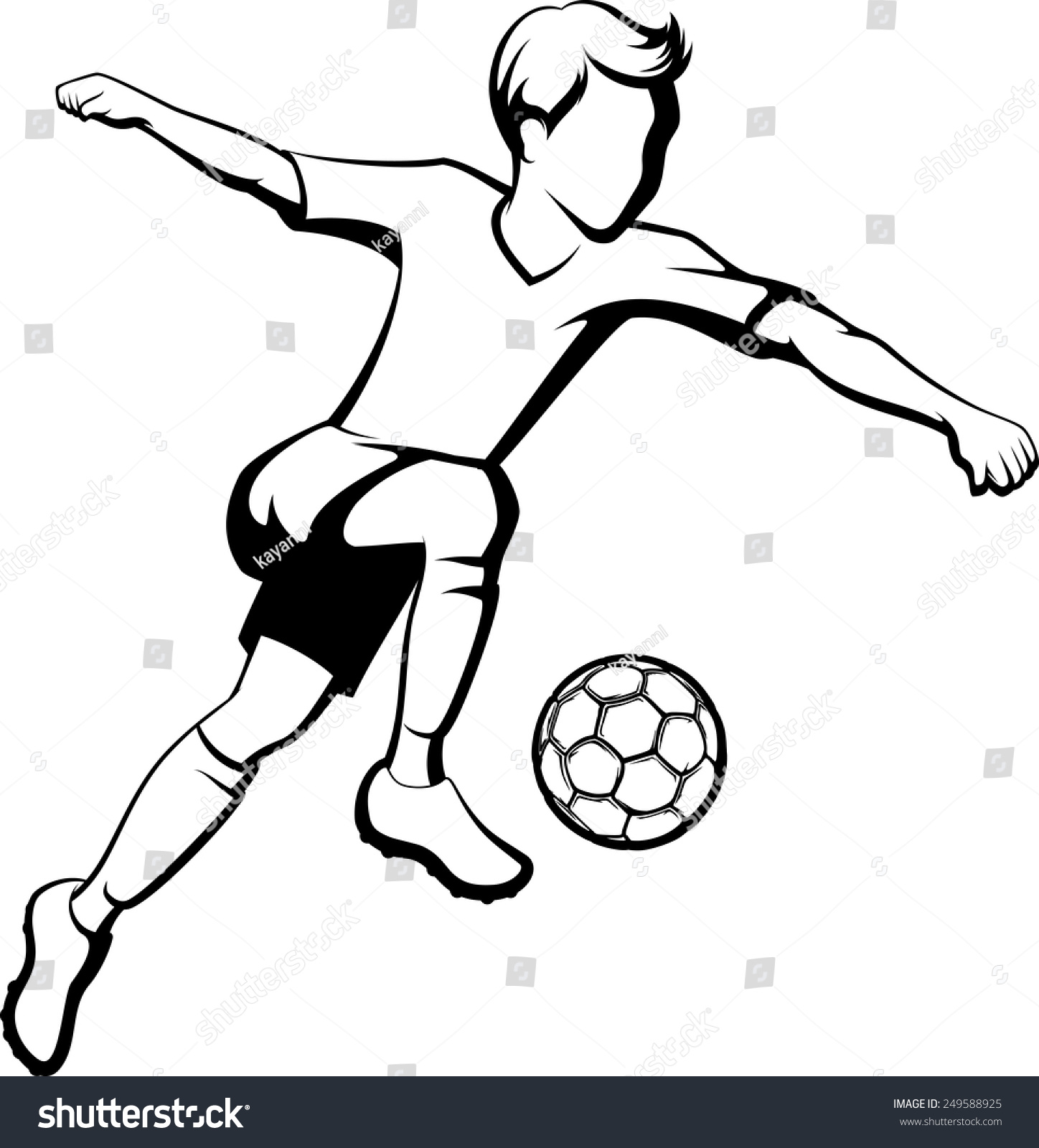 1448x1600 Coloring Page Outline Of A Cartoon Boy Soccer Ball And Football