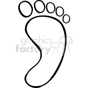 300x300 Barefoot Clipart Footprint Outline