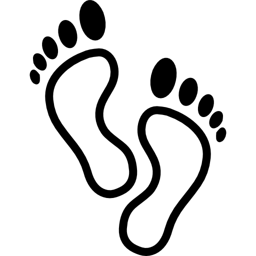 Outline Of A Footprint | Free download on ClipArtMag