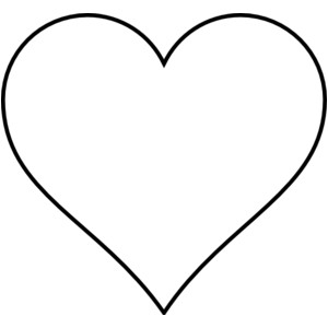 300x300 Heart Outline Cliparts