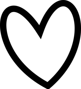 270x298 Clipart Outline Heart