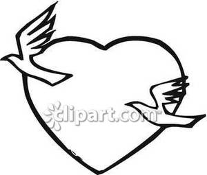 300x255 Moreha Tekor Akhe Heart Clipart Outline
