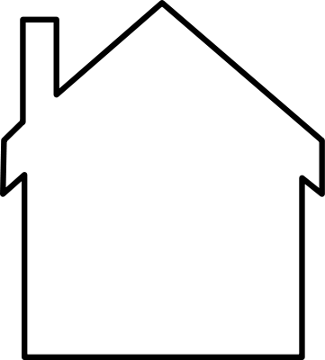 361x400 House Outline