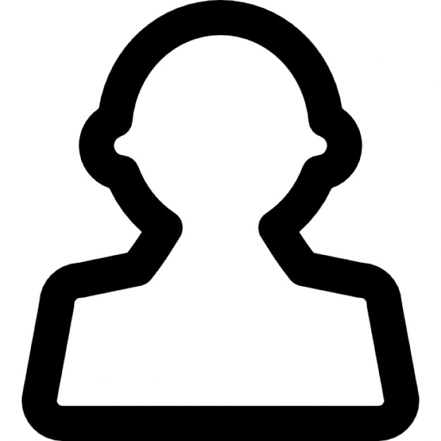 626x626 Man Outline Shape Icons Free Download