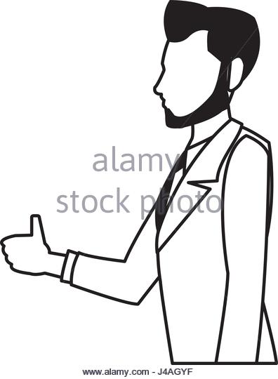 396x540 Business Man Comic Outline Vector Stock Photos Amp Business Man