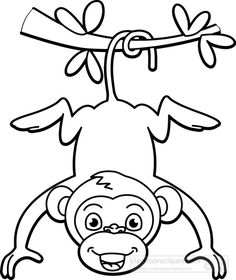 236x280 Black Amp White Clipart Monkey