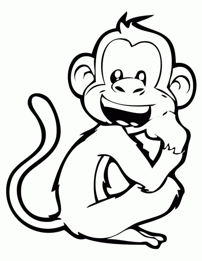 650x841 The Best Monkey Template Ideas Monkey Pattern