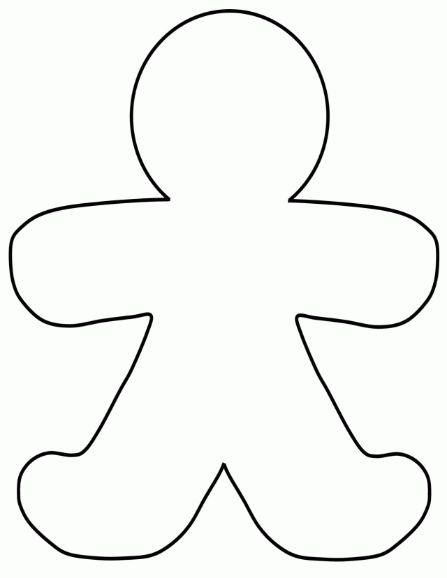 640x828 Outline Of A Person Template Clipart Best 121063 Body Outline