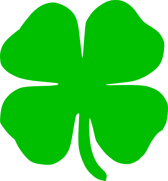 552x597 Outline Celtic Shamrock Clipart
