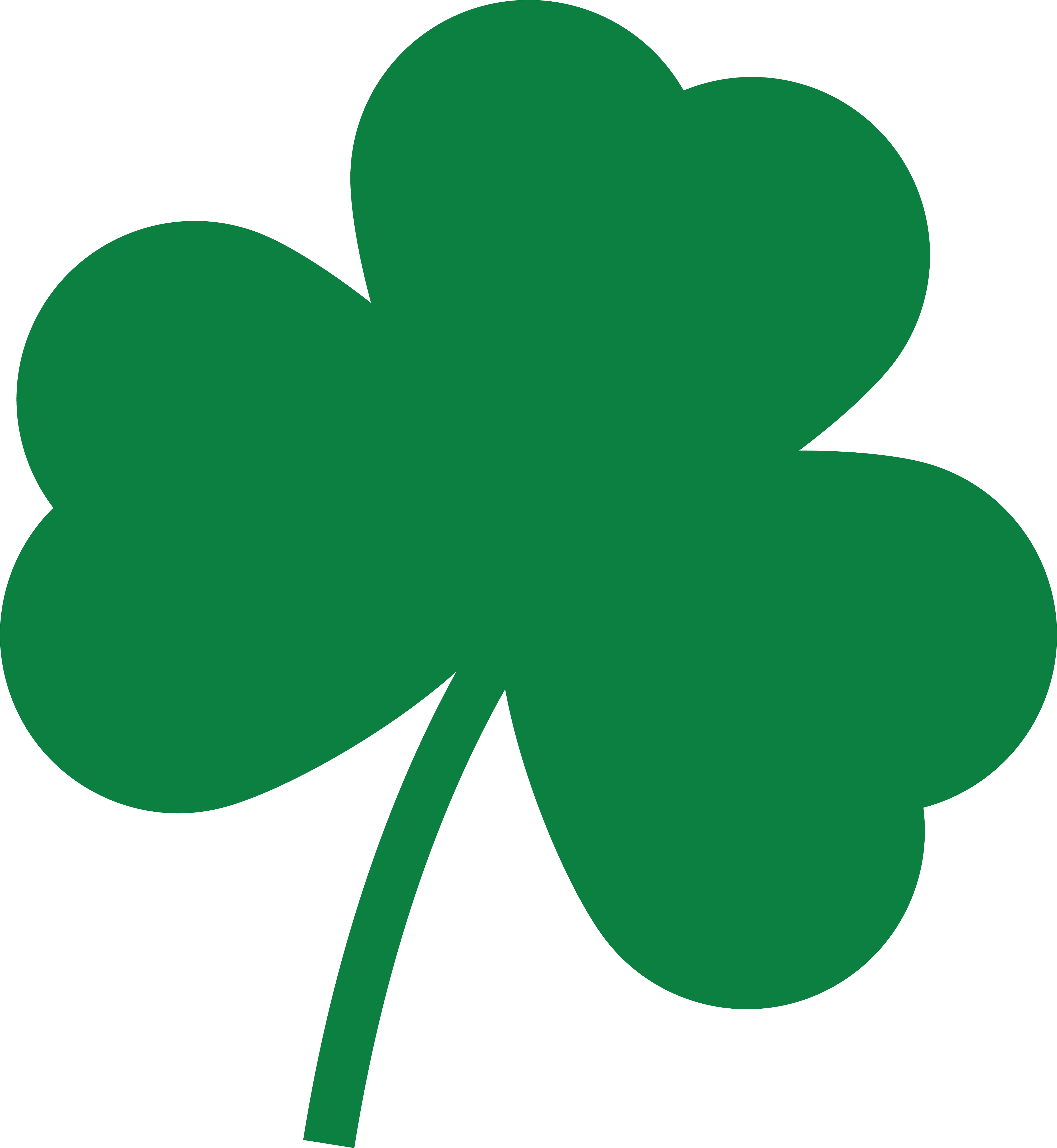 Outline Of A Shamrock | Free download on ClipArtMag