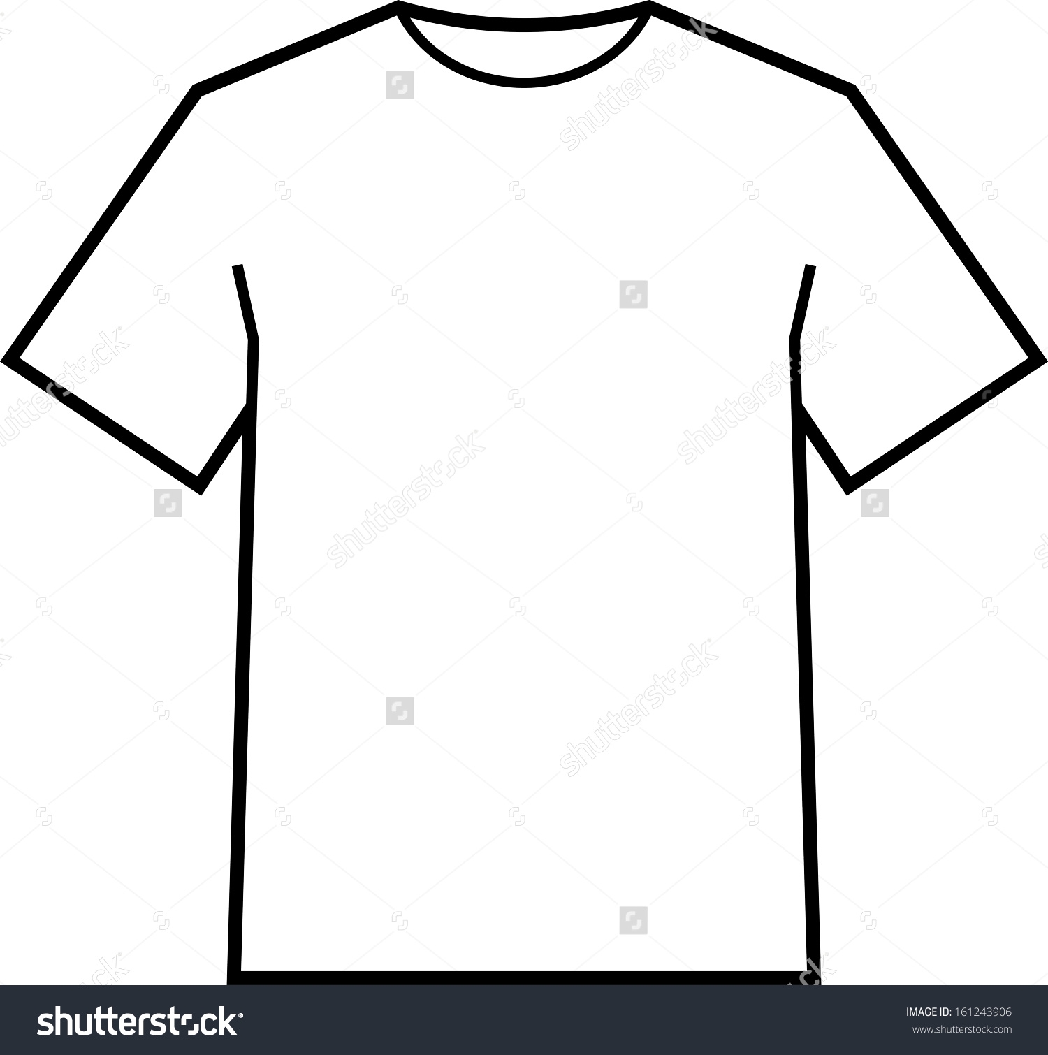 t shirt outline