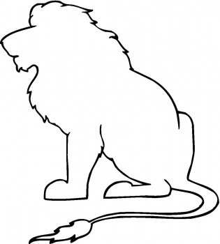 315x350 Outline Pictures Of Animals For Colouring