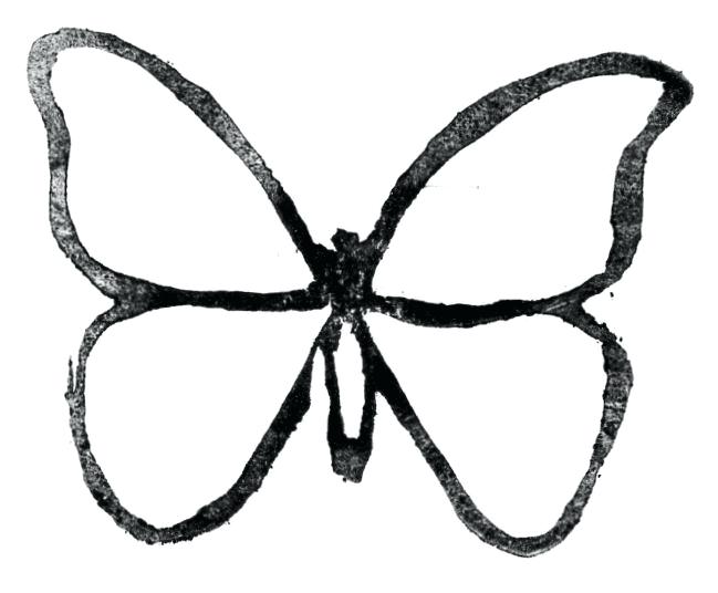 649x536 Brilliant Amazing Printable Butterfly Outline Free Download