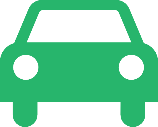 600x485 Green Car Outline Clip Art
